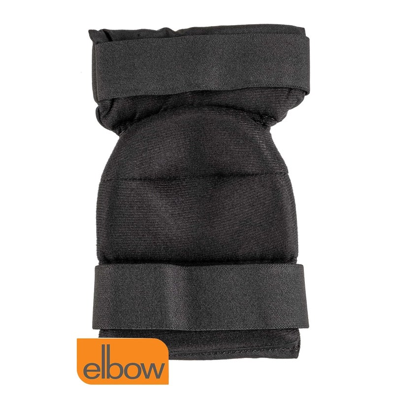 Alta 53112.00 AltaCONTOUR Elbow Protector Pad, Black Cordura Nylon Fabric, AltaGrip Fastening, Flexible Cap, Round, Black - Image 3